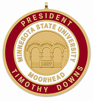 MSUM President Downs Presidential Medallion