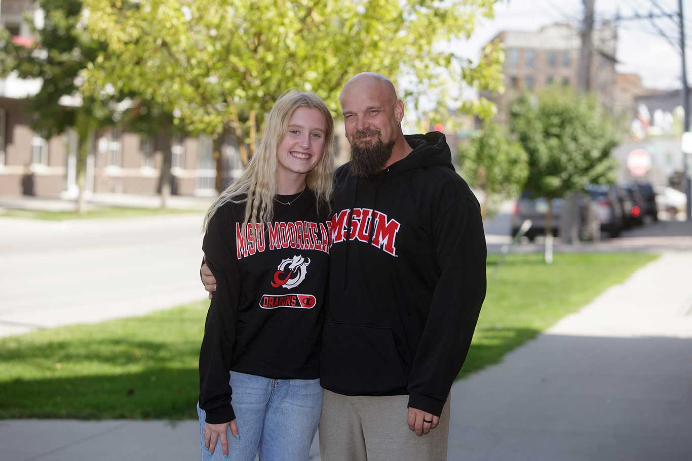 Chris and daughter Alexandra